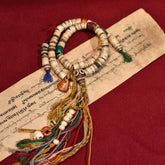 Tibetan Yak Bone Buddha Hand Pendant – Unisex Protection Amulet Necklace