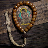 Tibetan Yak Bone Mala Bracelet – Handcrafted Buddhist Prayer Beads for Spiritual Healing & Esoteric Practice