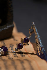 Amethyst Pendulum Pendant – Natural Crystal for Intuition, Clarity & Everyday Spiritual Style