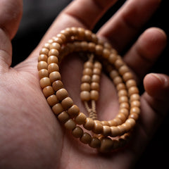 Mini Seed Bodhi Root Mala – 108 Beads, Aged Burmese Material for Meditation & Spiritual Practice