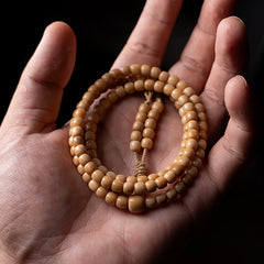 Mini Seed Bodhi Root Mala – 108 Beads, Aged Burmese Material for Meditation & Spiritual Practice