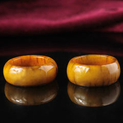 Tibetan Yak Bone Ring – Handcrafted Spiritual Signet for Meditation, Esoteric Practice & Cultural Collectors