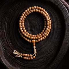 Mini Seed Bodhi Root Mala – 108 Beads, Aged Burmese Material for Meditation & Spiritual Practice