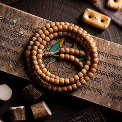 Mini Seed Bodhi Root Mala – 108 Beads, Aged Burmese Material for Meditation & Spiritual Practice