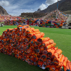 Tibetan Prayer Flag Hanging Service at Mount Kailash for Energy Blessing