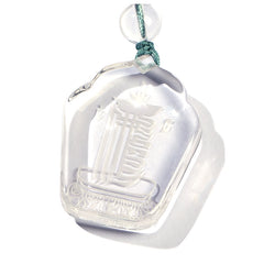 Himalayan Clear Quartz Pendant – Kalachakra-the design of Gathering Ten Powerful Elements Carving with Handwoven Bead Necklace