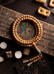 Mini Seed Bodhi Root Mala – 108 Beads, Aged Burmese Material for Meditation & Spiritual Practice