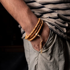 Mini Seed Bodhi Root Mala – 108 Beads, Aged Burmese Material for Meditation & Spiritual Practice