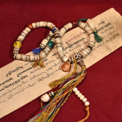 Tibetan Yak Bone Buddha Hand Pendant – Unisex Protection Amulet Necklace